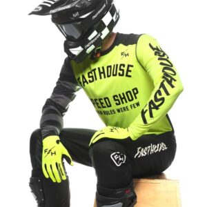 Fasthouse Carbon Eternal Motocross Jersey High-Viz/Black - Image 6