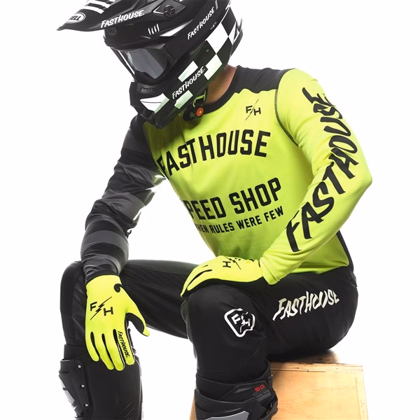 Fasthouse Carbon Eternal Motocross Jersey High-Viz/Black