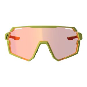 Leatt Rideviz Pro Sunglasses - Neon Yellow Iriz Cryztal Red (13 VLT) - Image 4