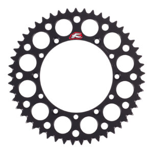 Renthal Sprocket Rear Black 49T Alloy 7075 T6 Grooved - Image 2