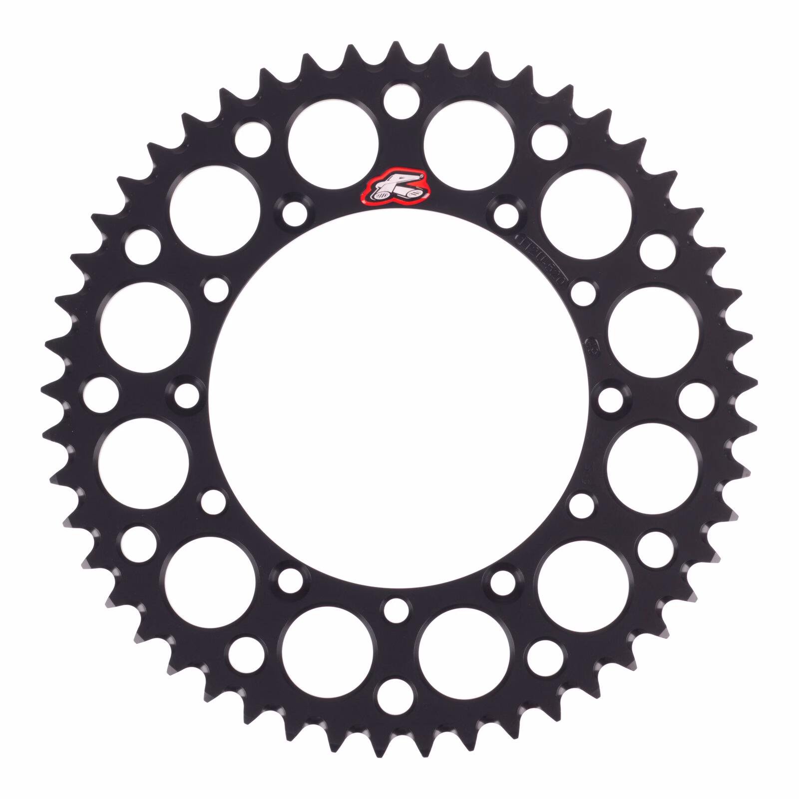 Renthal Sprocket Rear Black 49T Alloy 7075 T6 Grooved - Image 2