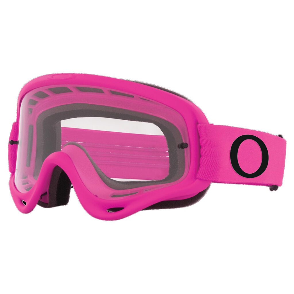 Oakley O-Frame MX Goggle Neon Pink w/Clear Lens