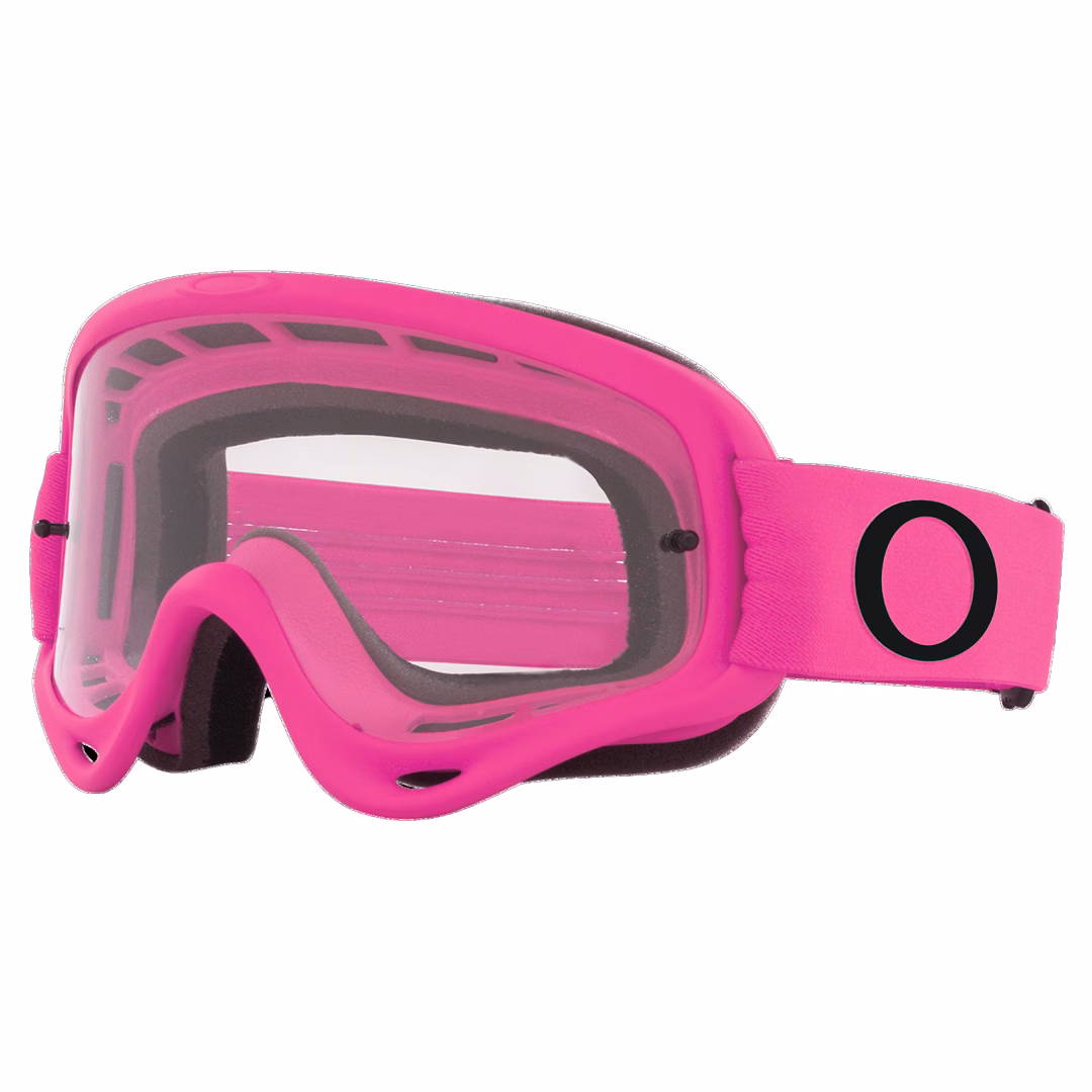 Oakley O-Frame MX Goggle Neon Pink w/Clear Lens - Image 1