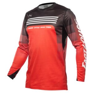 Fasthouse Elrod HyperSonic Motocross Jersey, Red - Image 1