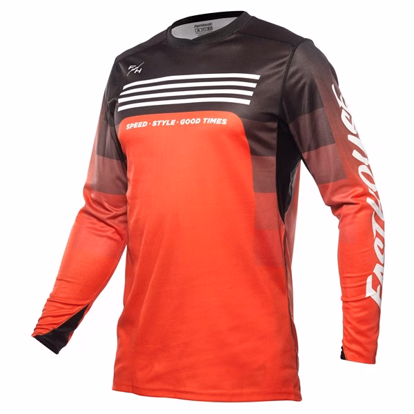 Fasthouse Elrod HyperSonic Motocross Jersey, Red