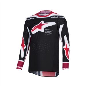 Alpinestars Supertech Pro Vista Motocross Jersey Black/Red/White - Image 1