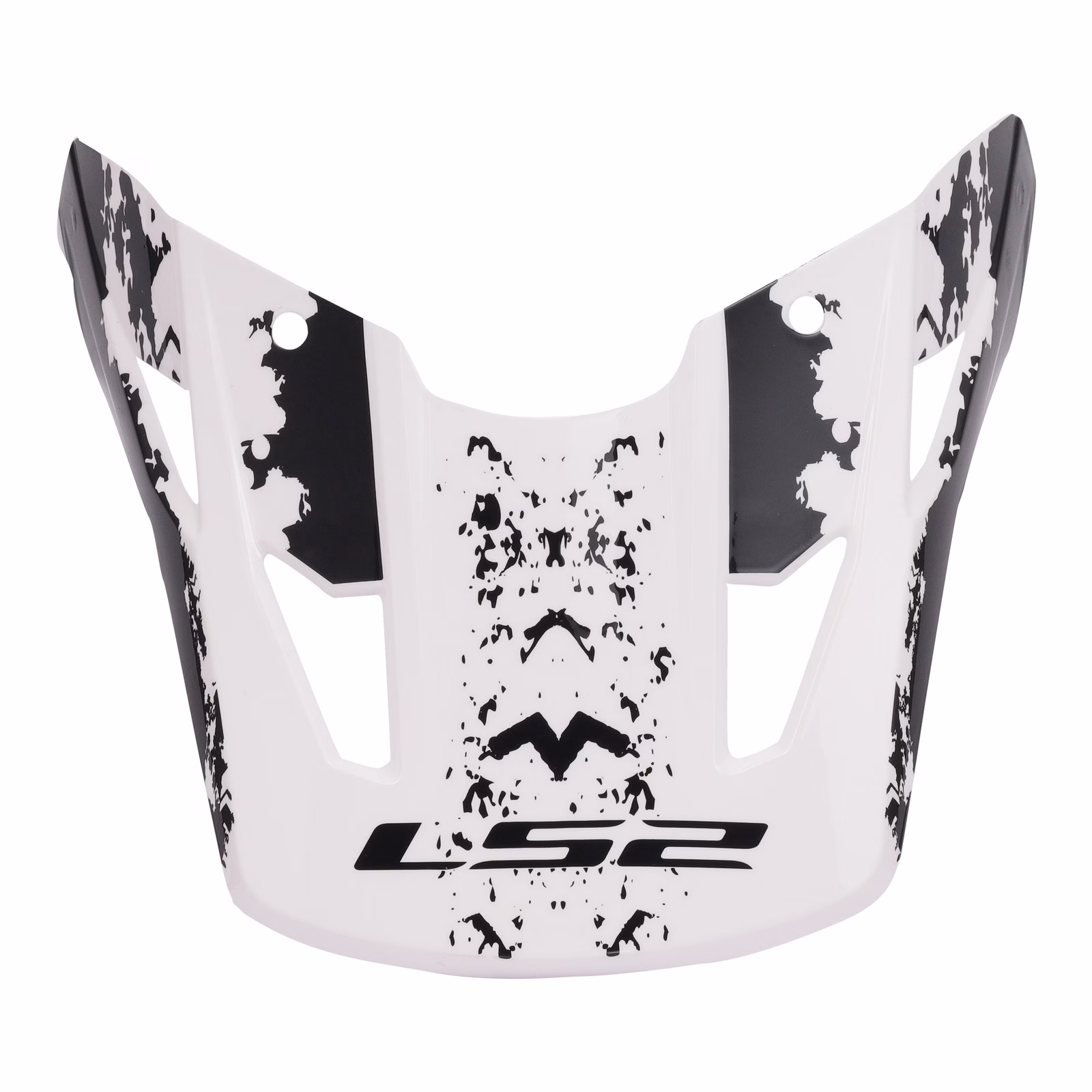 LS2 COZ Peak Hyde - Black / White - Image 1