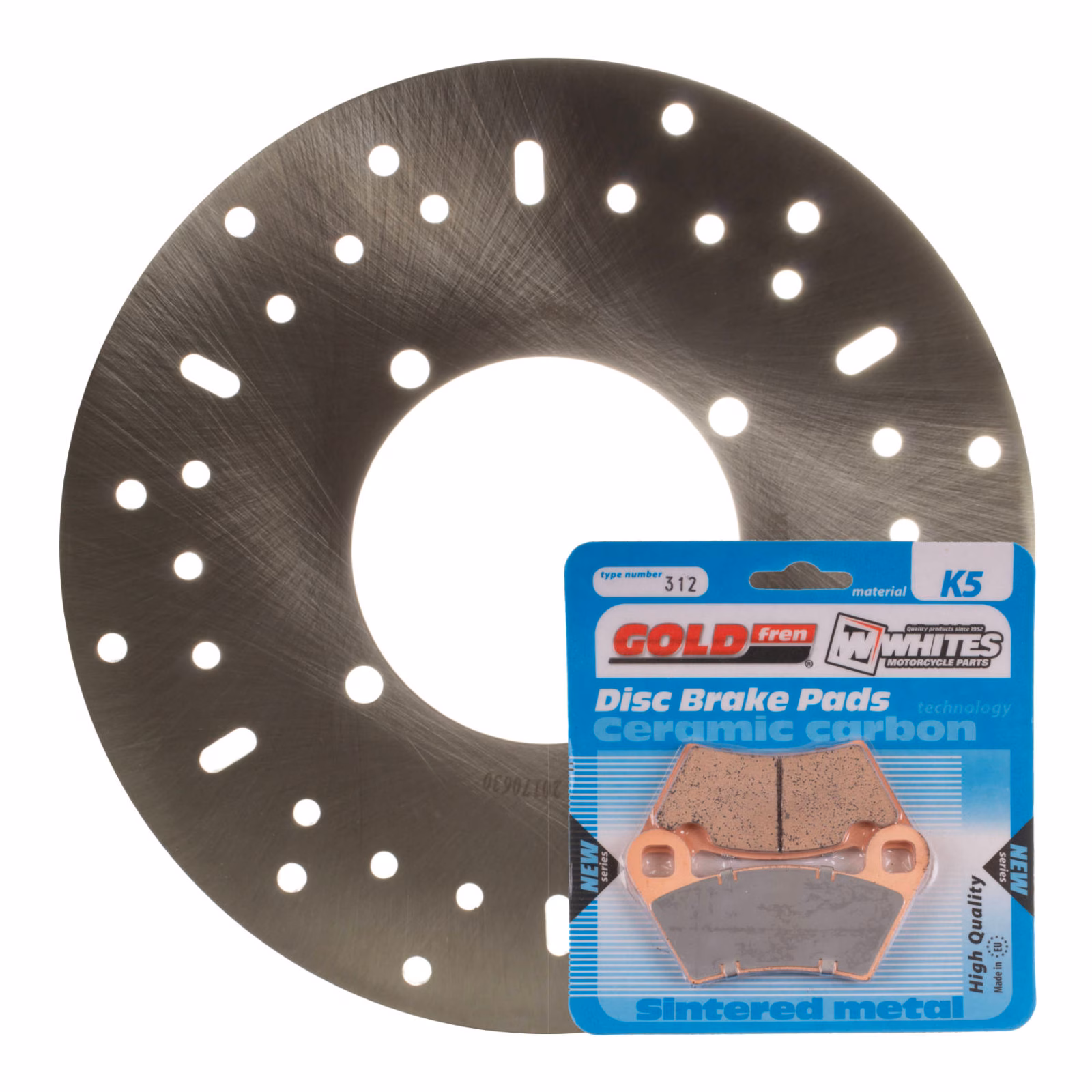 Brake Disc & Pad Front Kit - Polaris Ranger 570 Mid Size '14-'17 - Image 1