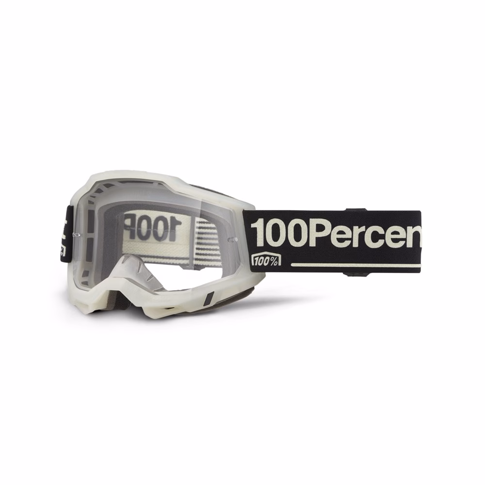 100% Accuri 2 Motocross Goggles Glow - Clear Lens