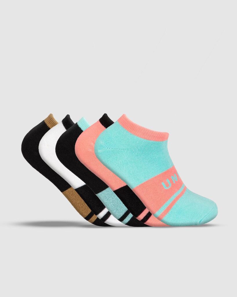 UNIT 5 Pack Ladies Premium Bamboo Socks - Equip No Show
