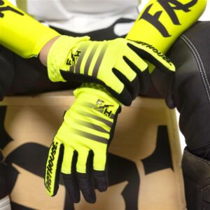Fasthouse Elrod Hypersonic Motocross Gloves Youth High-Viz - Image 6