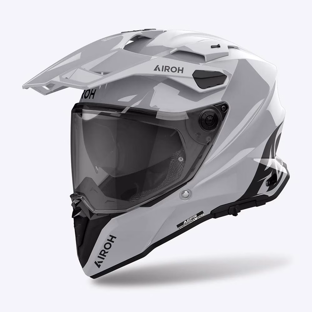 Airoh Commander 2 Solid Adventure Helmet Gloss Grey