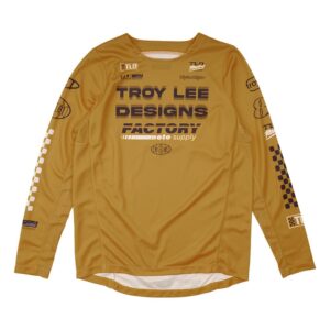 Troy Lee Designs GP Pro Factory Motocross Jersey Youth Gold - Image 2