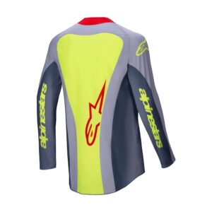 Alpinestars Techstar Melt Motocross Jersey Bright Red/Grey - Image 2