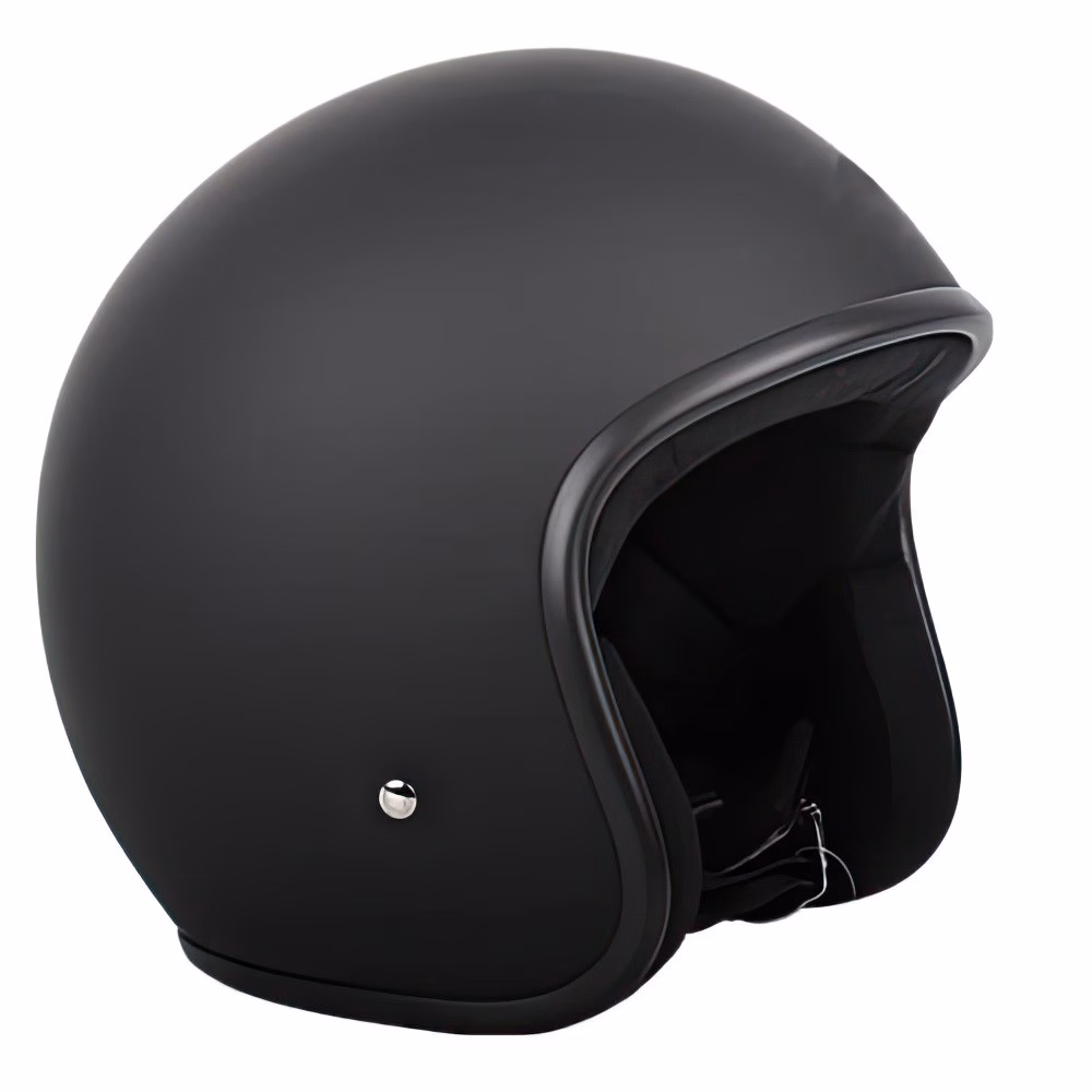 RXT Low Ride Open Face Helmet Matte Black