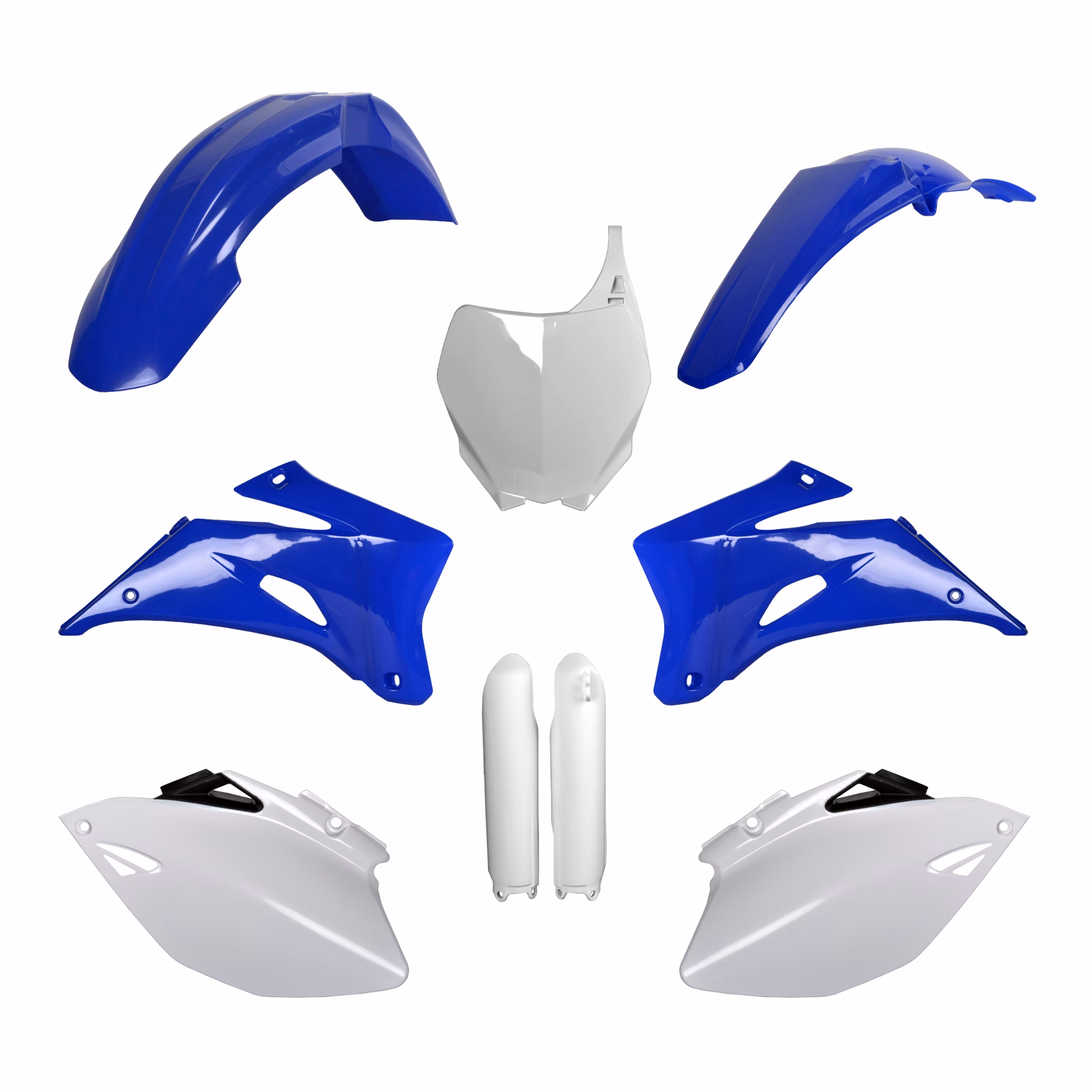 Polisport Full Kit Yamaha YZ250F/YZ450F ('08-'09) - OEM Blue / White - Image 1