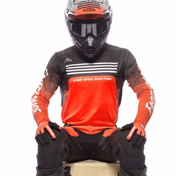 Fasthouse Elrod HyperSonic Motocross Jersey, Red