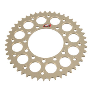 Renthal Sprocket Rear Hard Anodised 47T 47P-HA Ultralight - Image 2