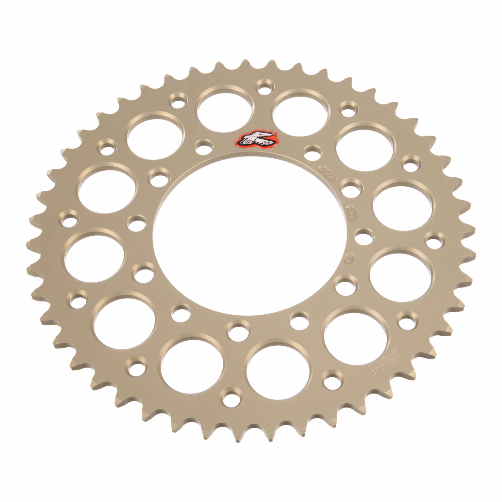 Renthal Sprocket Rear Hard Anodised 47T 47P-HA Ultralight - Image 2