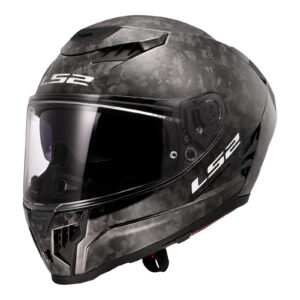 LS2 FF807 Dragon Forged Road Helmet Gloss Carbon - Image 1