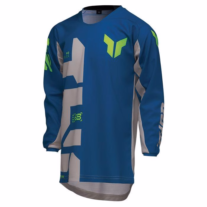 Thor Launch Forge Motocross Jersey Youth Blue