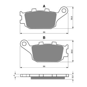 GOLDfren Brake Pads - S3 Sintered Sports - Image 1