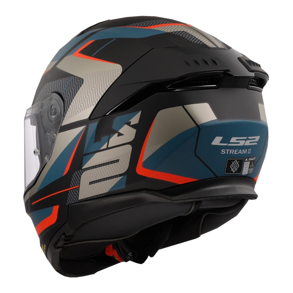 LS2 FF808 Stream II Road Helmet Matte Black / Blue