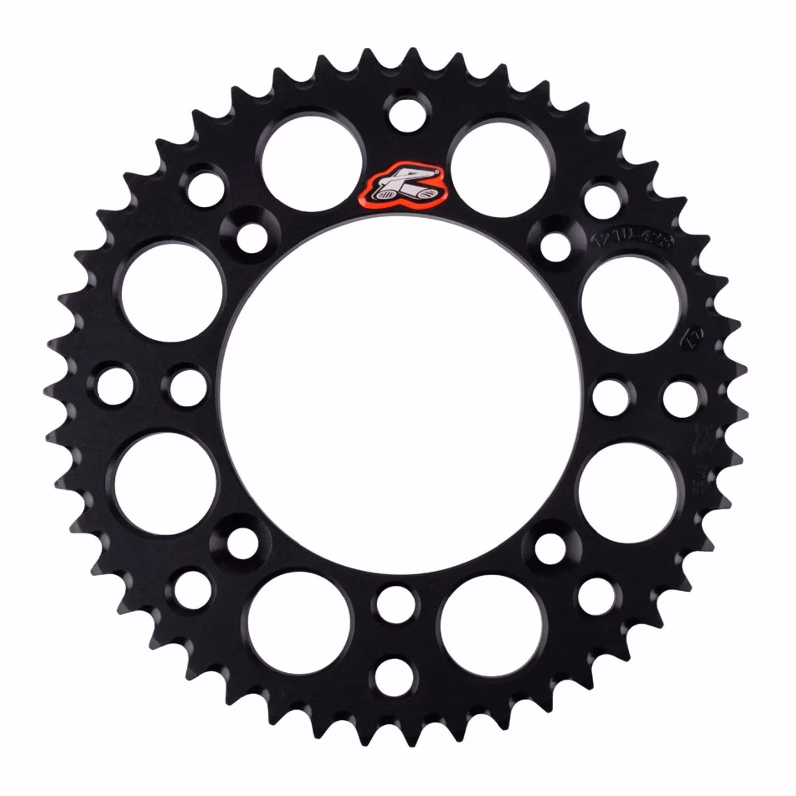 Renthal Sprocket Rear Black 47T Alloy 7075 T6 Grooved Honda - Image 1