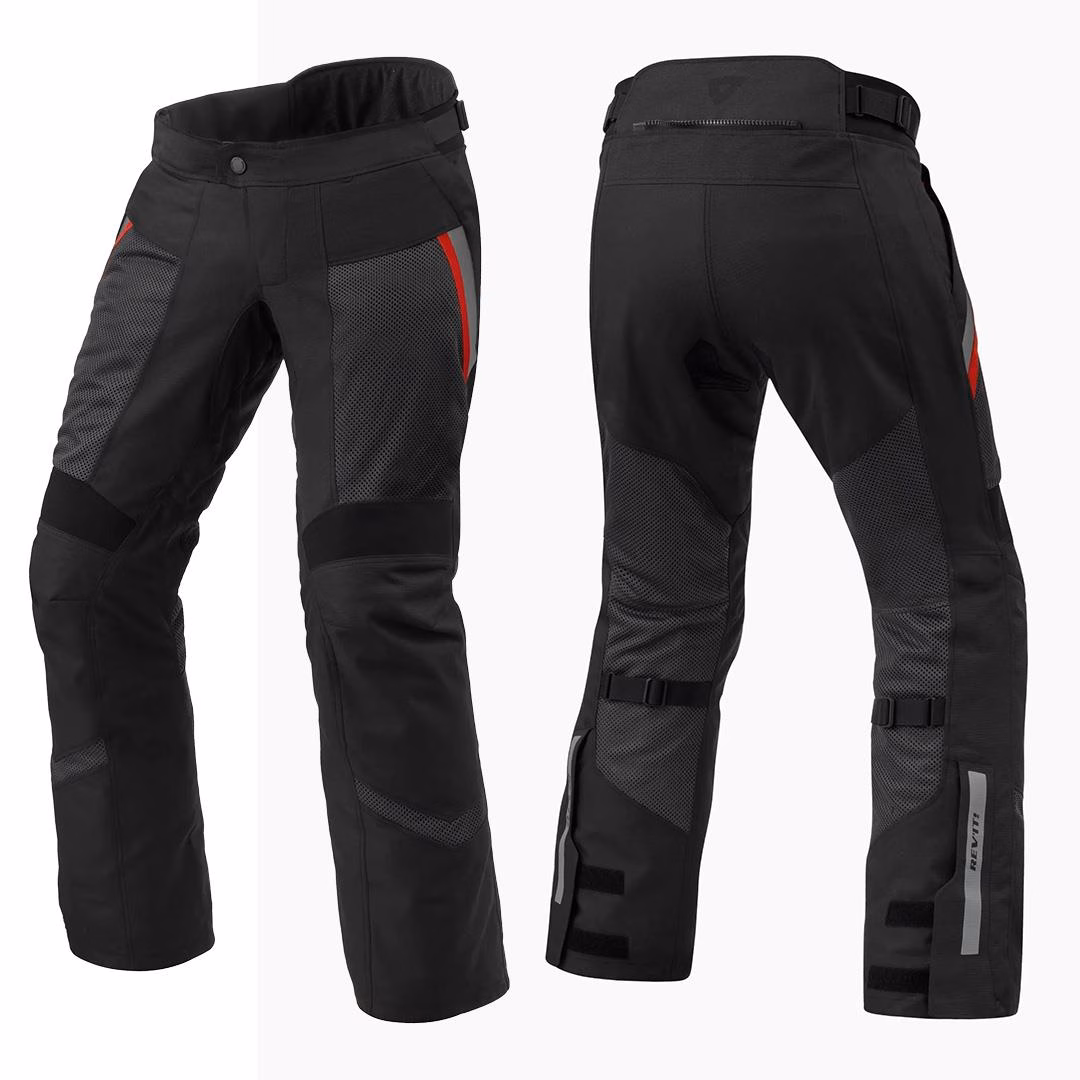 REV'IT! Tornado 4 H2O Road Pants (Short Leg) Black - Image 1