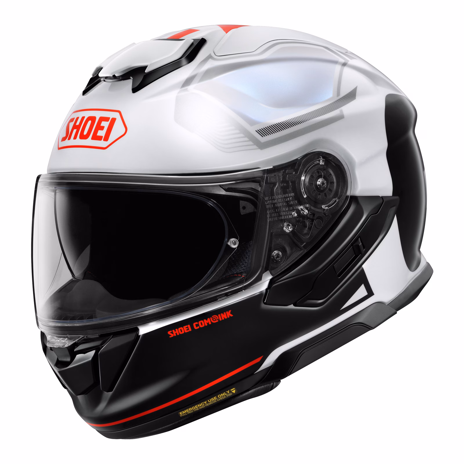 Shoei GT-Air 3 Road Helmet Mike TC6 Black / White - Image 1