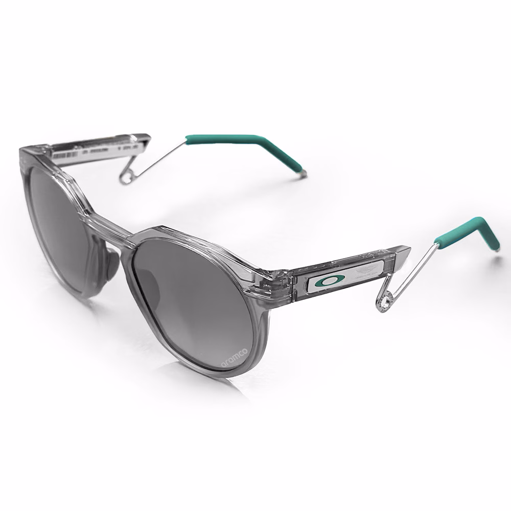 Oakley HSTN Metal Aston Martin Sunglasses Grey Ink w/ Prizm Black Lens