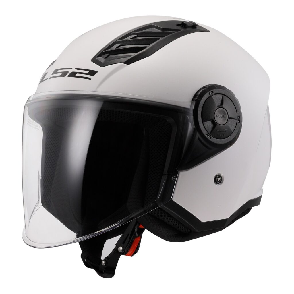 LS2 OF616 Airflow II Open Face Helmet White 06