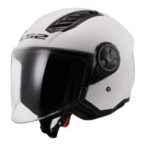 LS2 OF616 Airflow II Open Face Helmet White 06 - Image 1