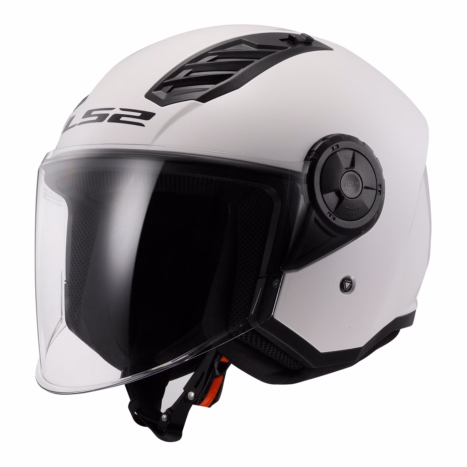 LS2 OF616 Airflow II Open Face Helmet White 06 - Image 1