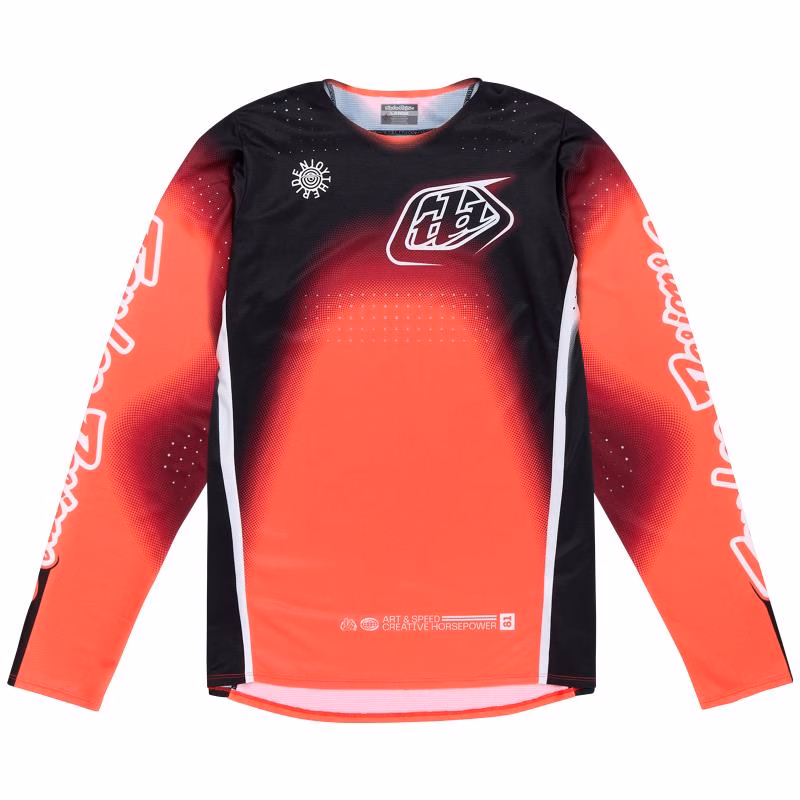Troy Lee Designs SE Pro Array Motocross Jersey Infra Red/Black