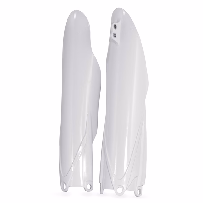 Fork cover White YZF250 YZ125 YZF450 2010-24 Acerbis