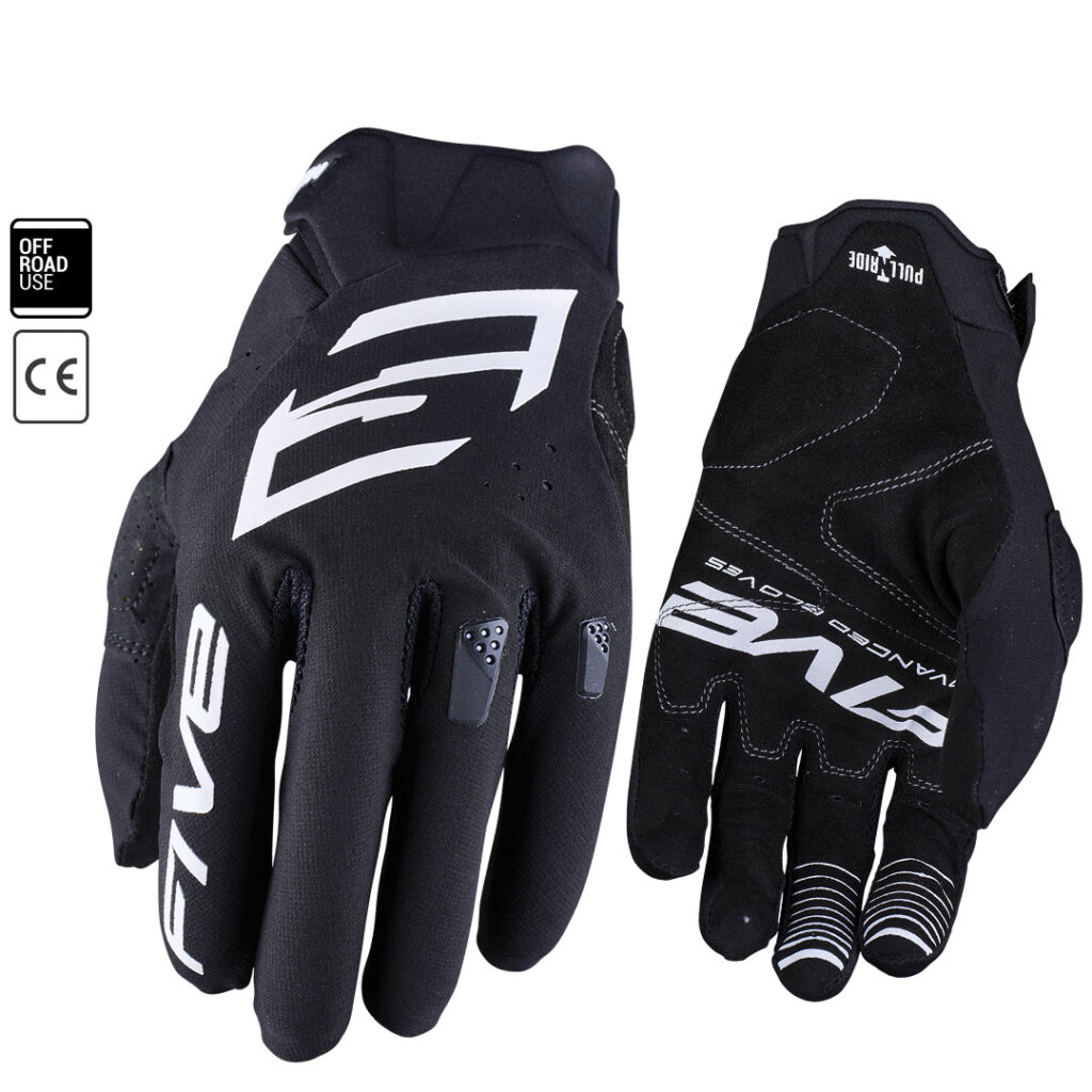 FIVE MXF 1 EVO Motocross Gloves Black