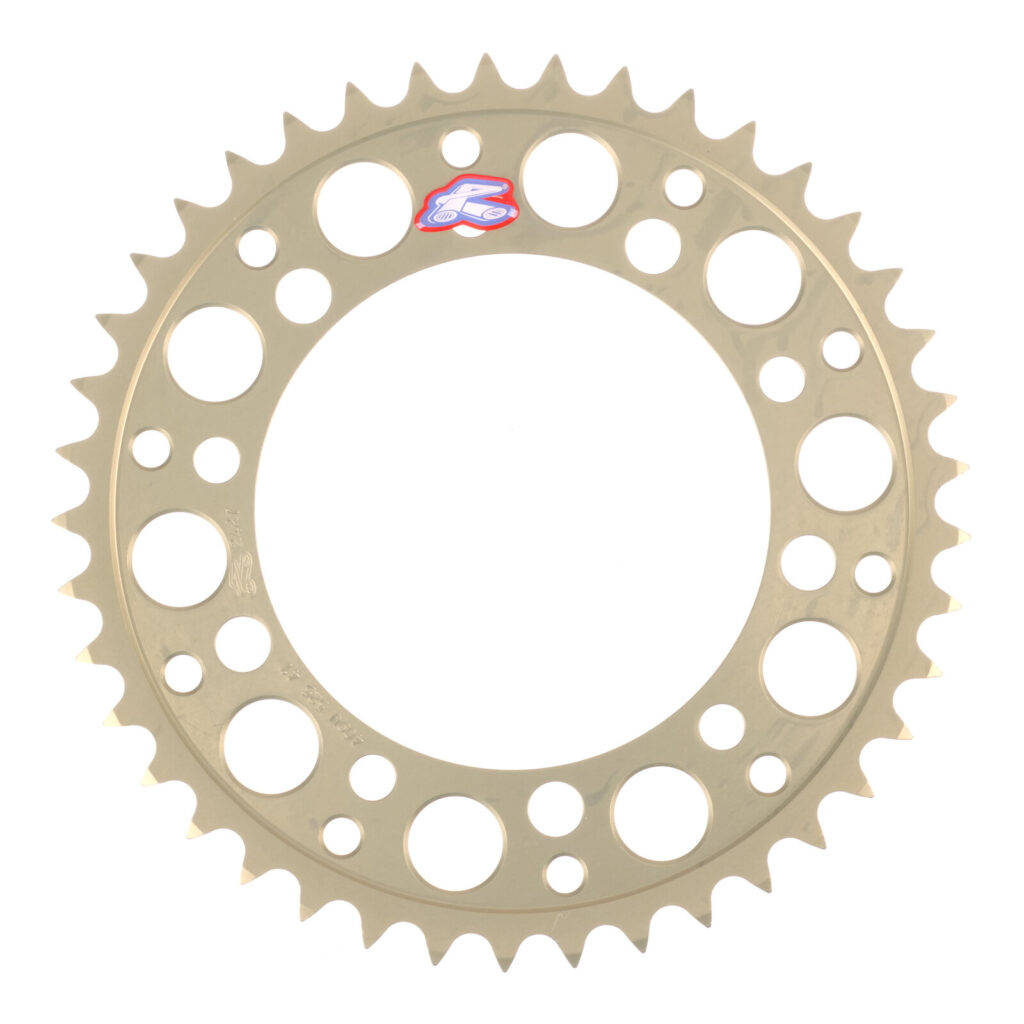 Renthal Sprocket Rear Silver 41T Alloy 7075 T6 Grooved Suzuki