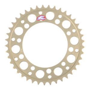 Renthal Sprocket Rear Silver 41T Alloy 7075 T6 Grooved Suzuki - Image 1