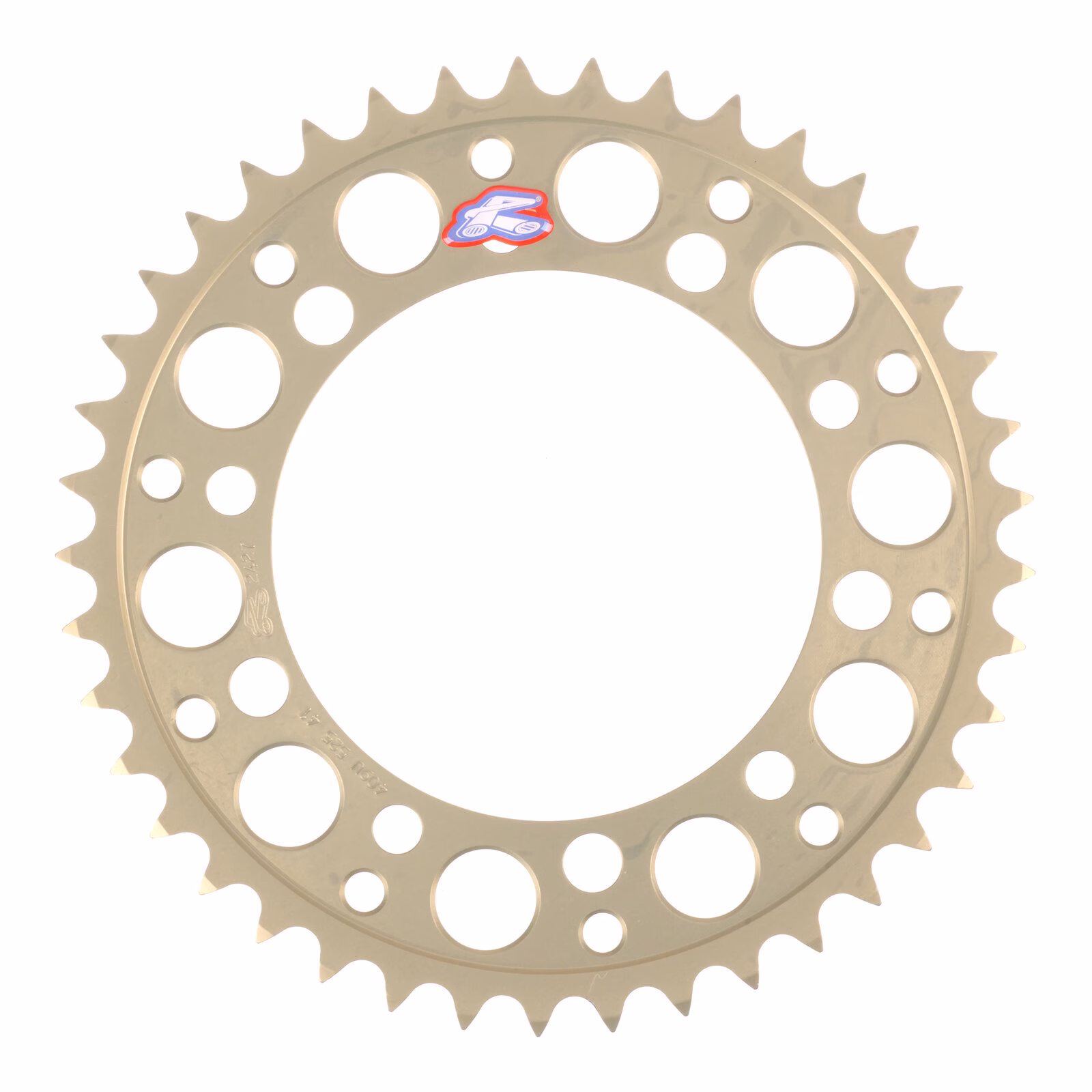 Renthal Sprocket Rear Silver 41T Alloy 7075 T6 Grooved Suzuki - Image 1