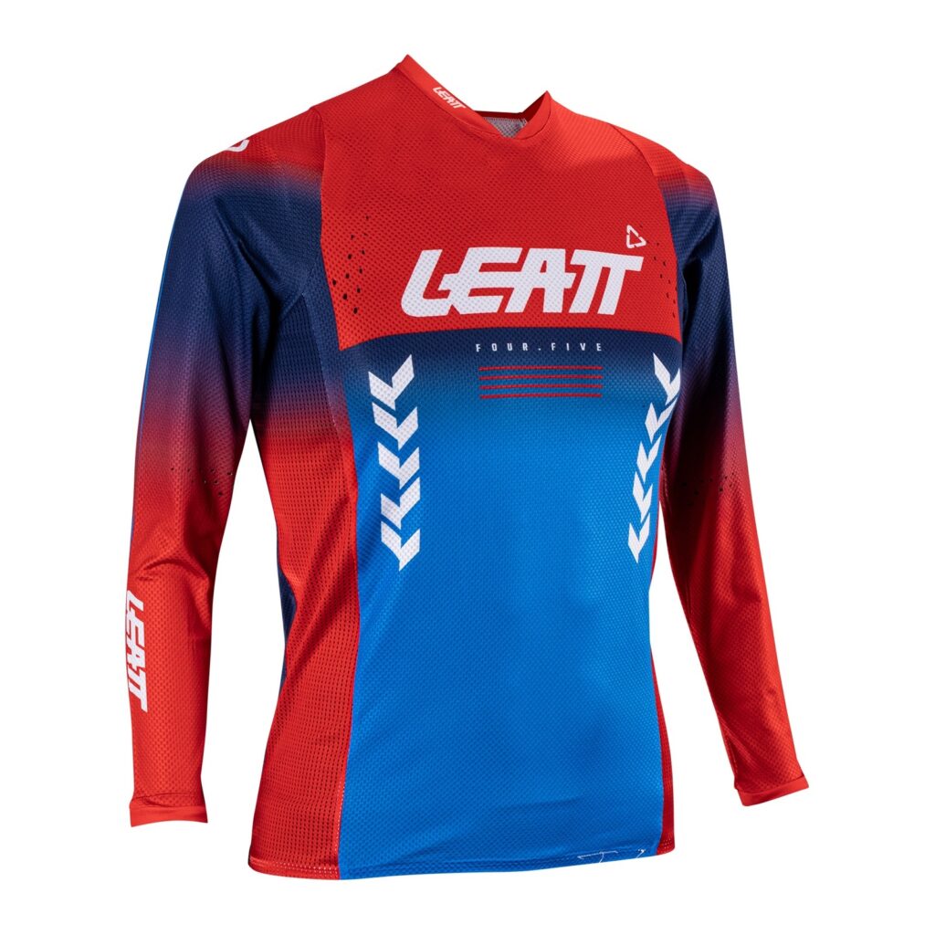 Leatt 4.5 Junior Motocross Jersey Royal Blue / Red