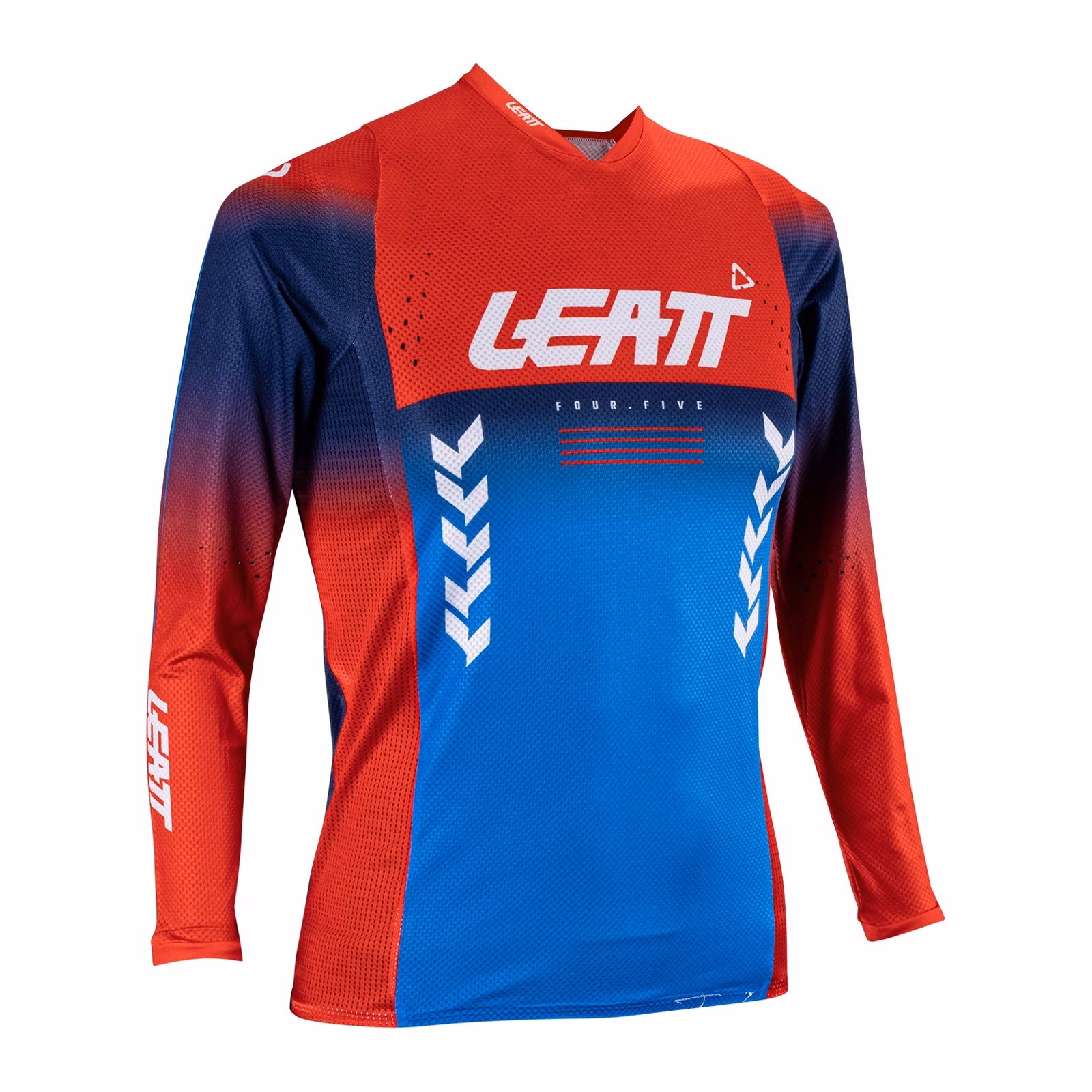 Leatt 4.5 Junior Motocross Jersey Royal Blue / Red - Image 1