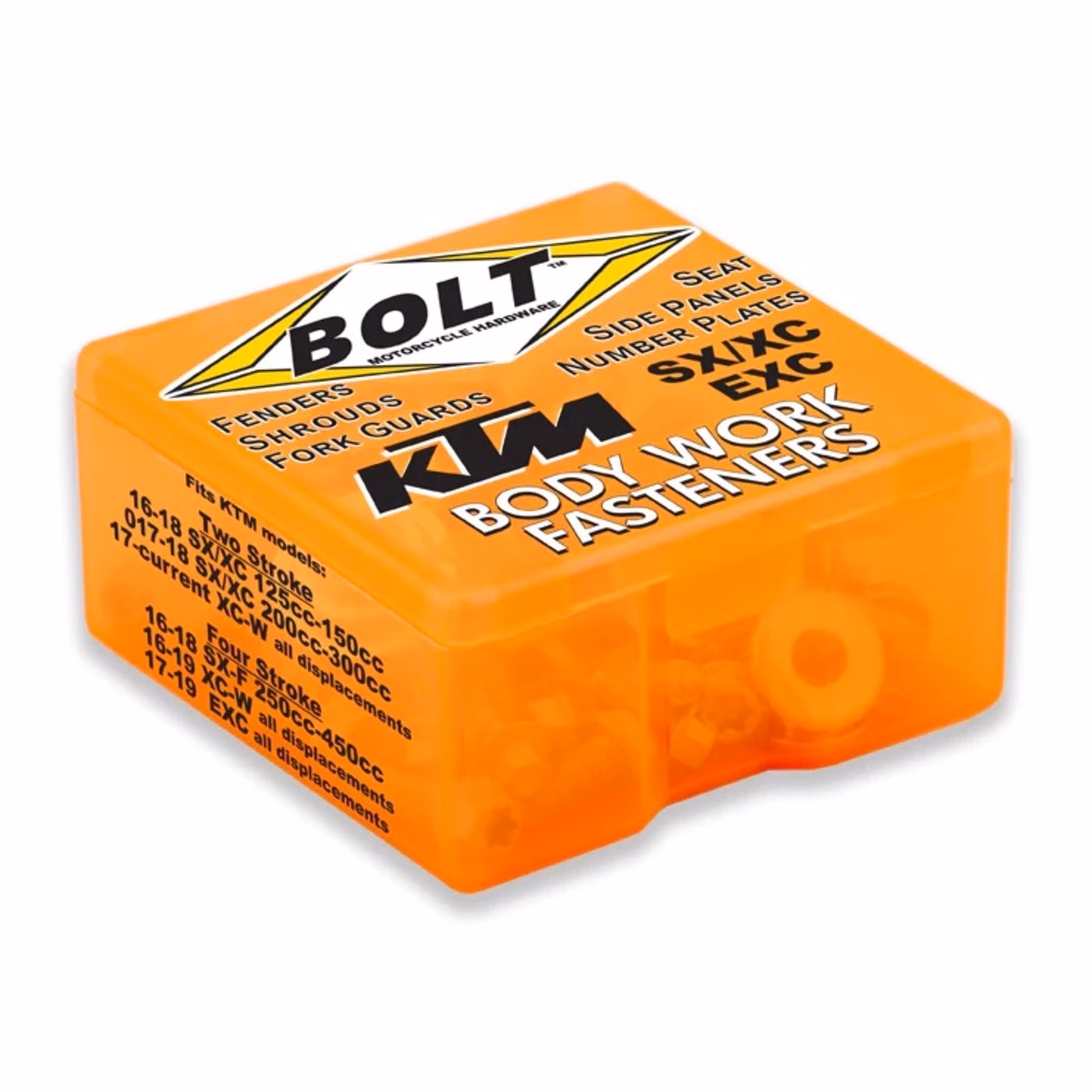 BOLT PLASTICS FASTENER KIT KTM SX/XC 16- / EXC/XC-W 17- - Image 1