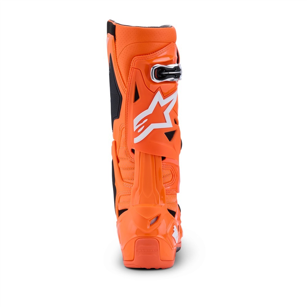 Alpinestars Tech-10 Supervented Motocross Boots Orange Fluoro/Black/White