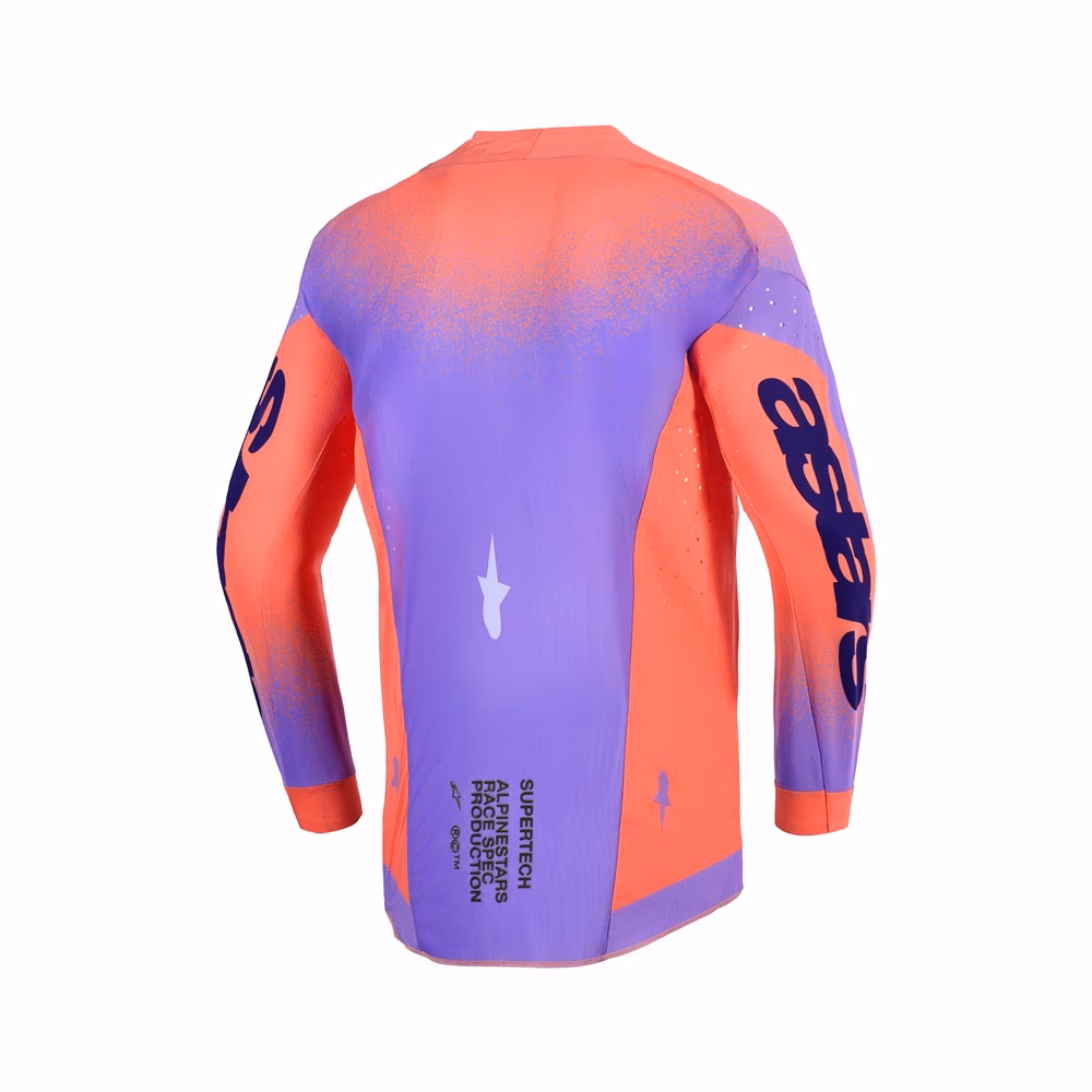 Alpinestars Supertech Scenz Motocross Jersey Hot Coral/Purple