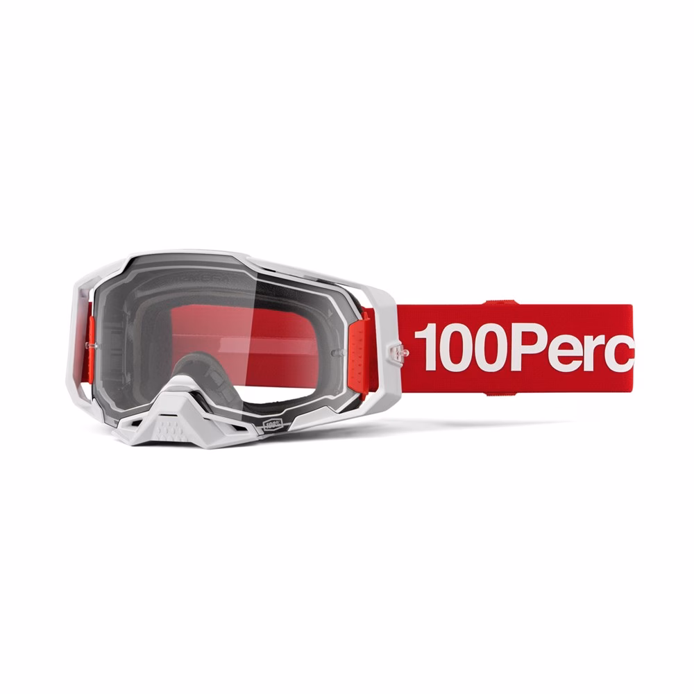 100% Armega Motocross Goggles Corbin - Clear Lens