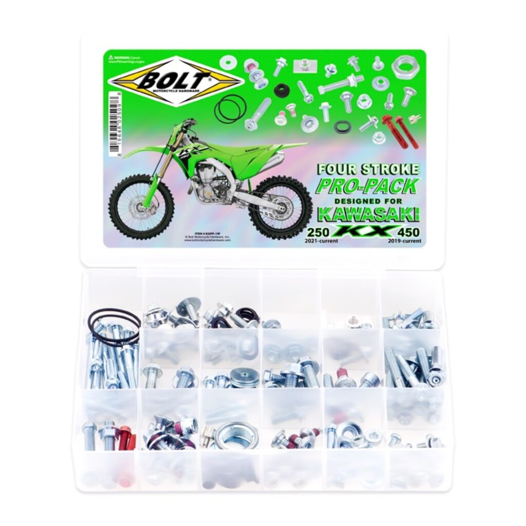 Bolt 4-Stroke Pro Pack for Kawasaki ’21+ KX250, ’19+ KX450