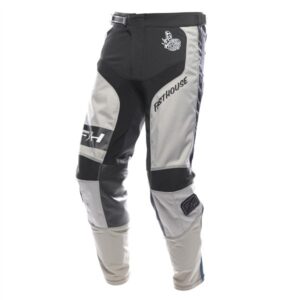 Fasthouse Grindhouse Club Motocross Pants Light Gray/Black/Teal - Image 3
