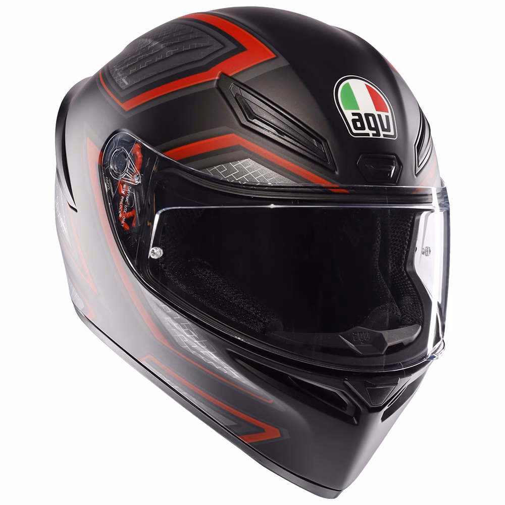 AGV K1 S Road Helmet Sling Matte Black/Red