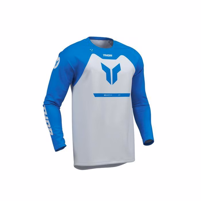 Thor MX Ridemode Menace Motocross Jersey Youth Blue